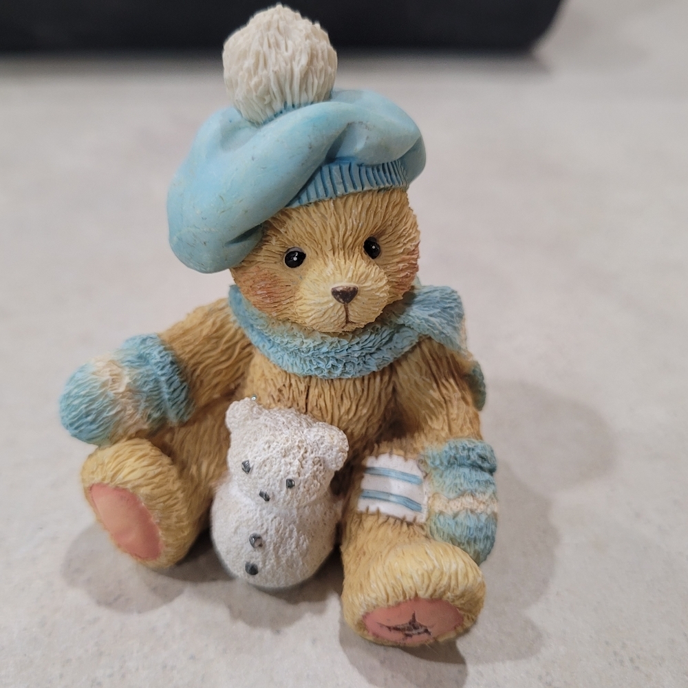 Cherished Teddies Monthly Friends To Cherish - January Bear "Jack" Figur…